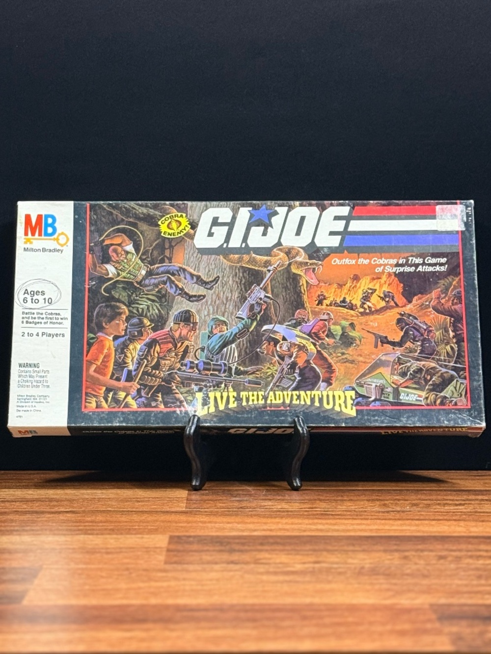 1986 MILTON BRADLEY G.I. Joe “Live The Adventure” Game
